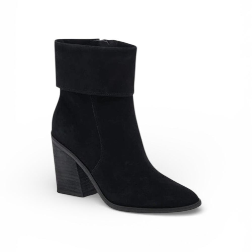 Blondo Sidnee Waterproof Black Suede Booties – Sz 8M